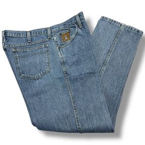 Cinch Jeans Mens 36 X 30 Bronze Label Mid Wash Denim Cowboy Western STARCHED